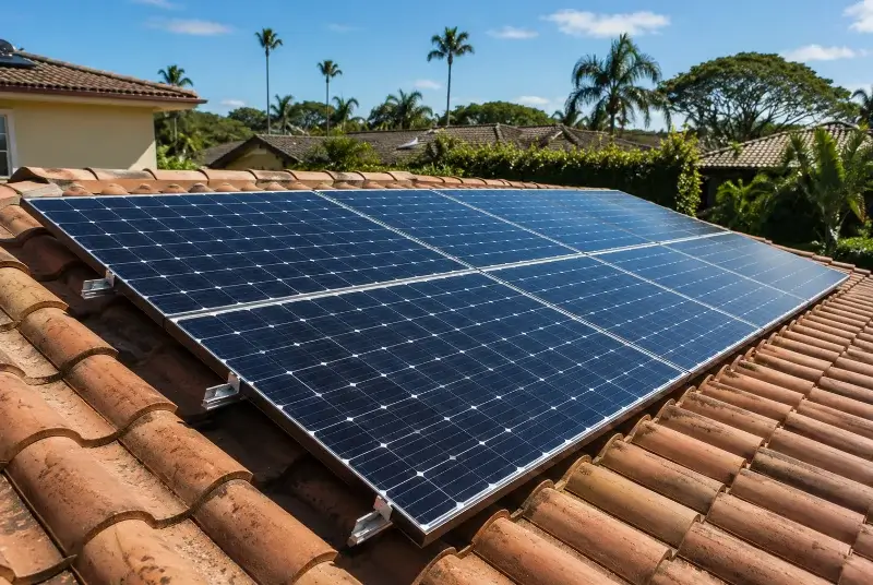 Installation de panneaux solaires à Leyment